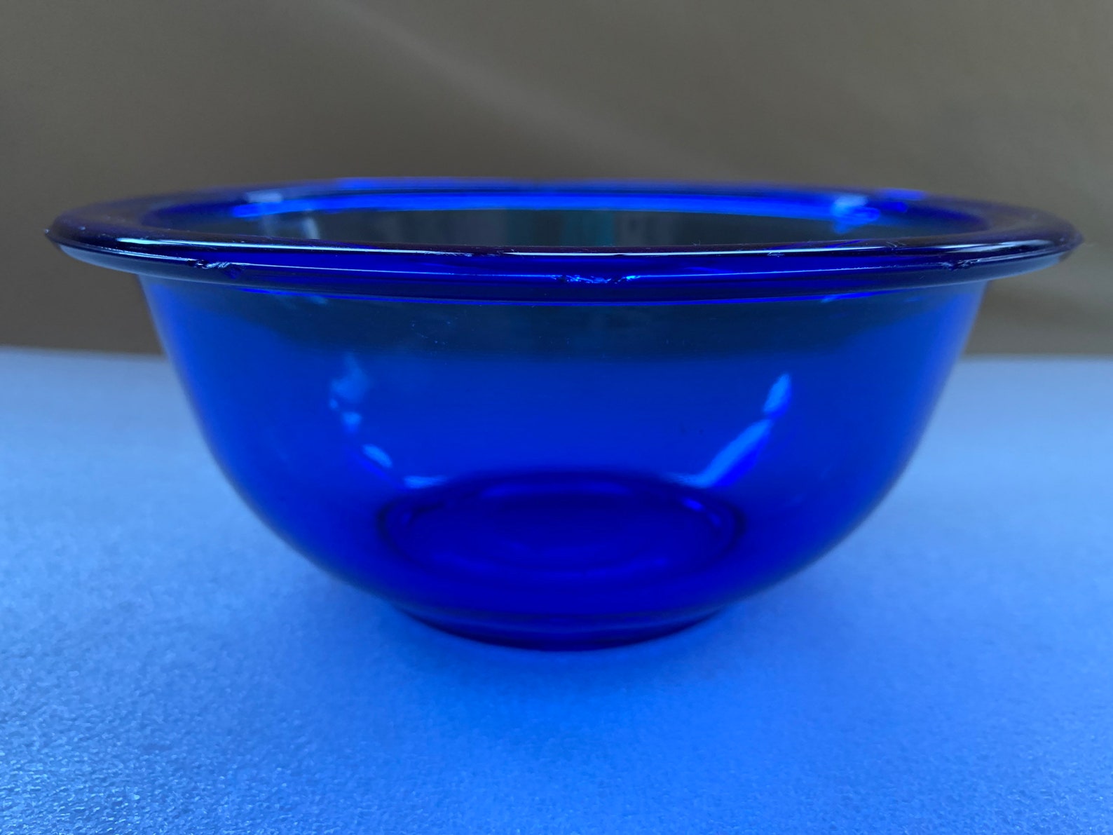 Four Vintage Pyrex Cobalt Blue Nesting Bowls Made In Usa Etsy
