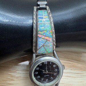 Artist Signed Native American Handmade Sterling Silver and Opal ...