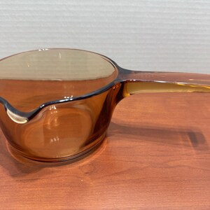 Corning Ware Amber Vision 0,7 Liter Gießtopf Made in Frankreich oder USA