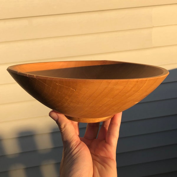 No. 138: 9” Bradford Pear wood bowl