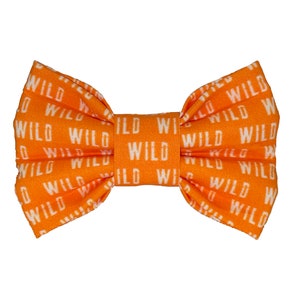 Wilde oranje hond vlinderdas