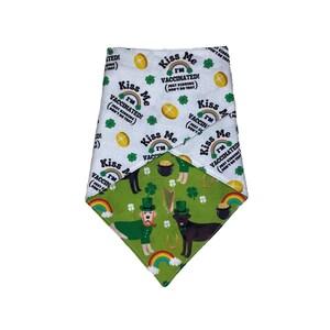 Lab Kisses St. Patrick&#39;s Day Dog Bandana