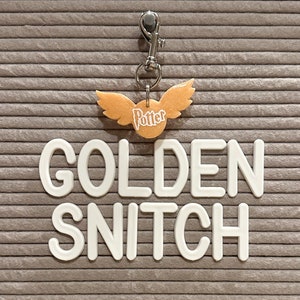 Golden Snitch Shaped Resin Dog Tag