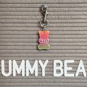 Gummy Bear-vormige hondenpenning van hars