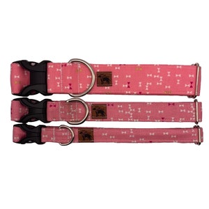 Rosa Fliege Hundehalsband