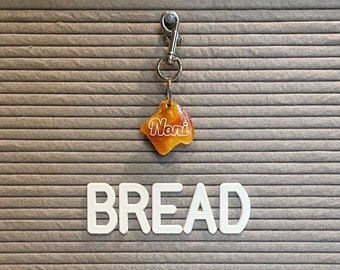 Bread Shaped Resin Dog Tag