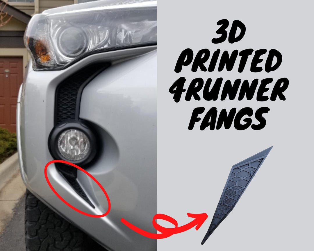 4runner Fangs 3D Printed With Honeycomb Pattern - Made to Fit 2014-2024 ...