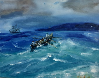 Stormy Seas fine by Matt Emery Fine art giclée print (first edition)