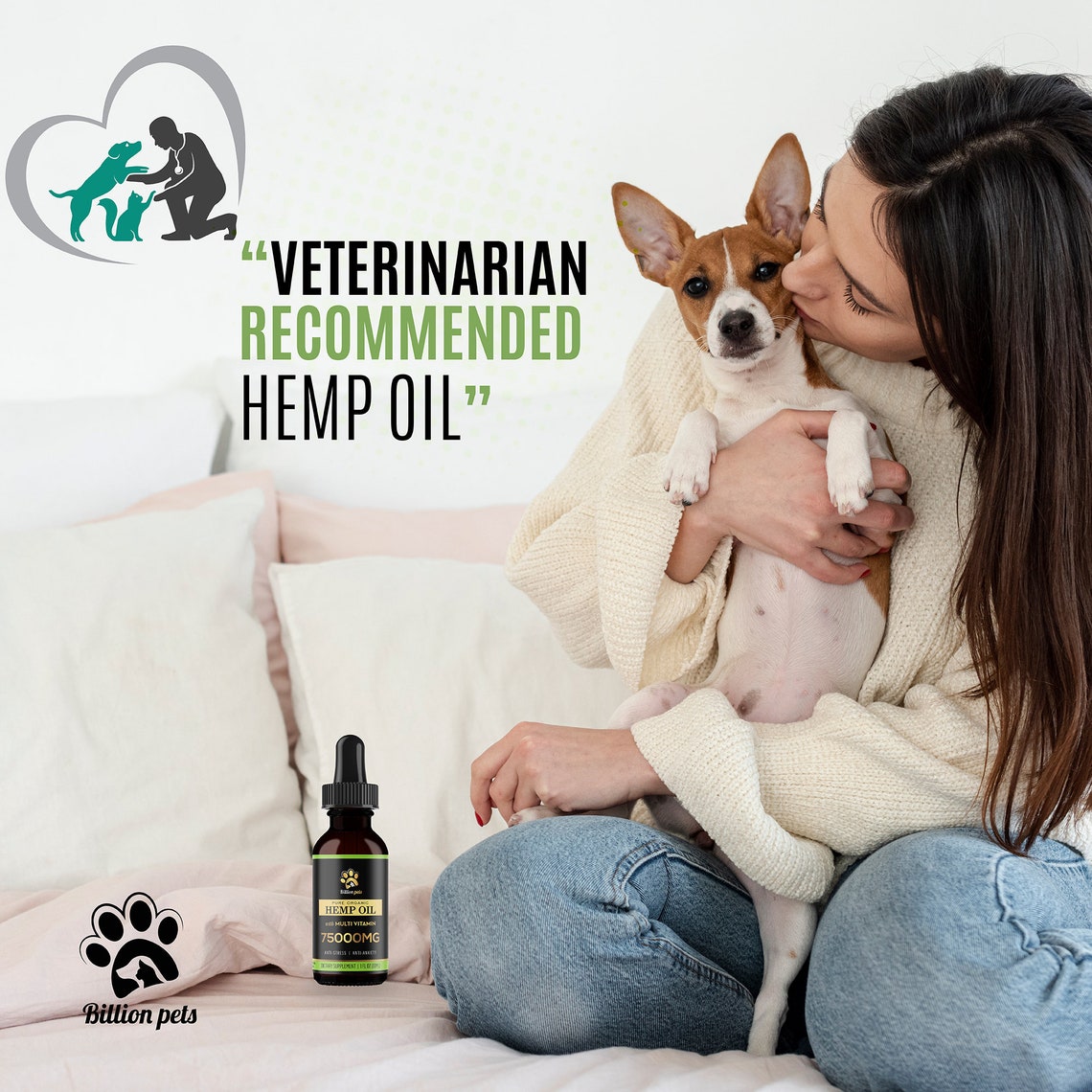 Billion Pets Organic Hemp Oil For Dogs And Cats Anxiety Etsy