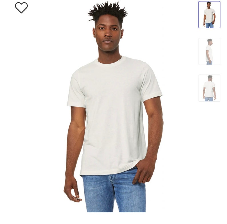 May include: A white short-sleeved t-shirt with a crew neck.