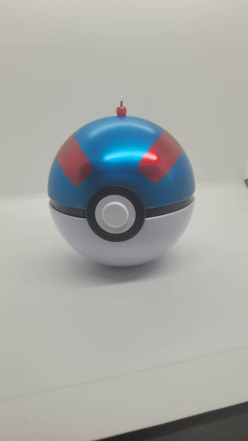 POKEBALL MYSTERY ORNAMENT large filled with gifts This is the Great Ball gotta catch them all