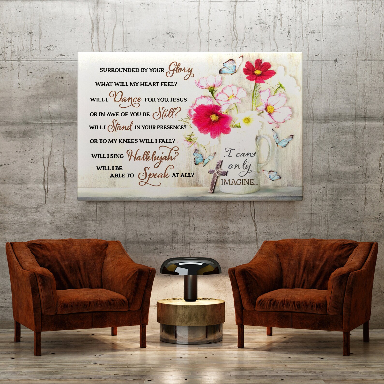 I Can Only Imagine Christian Religious Canvas Wall Art Poster Etsy