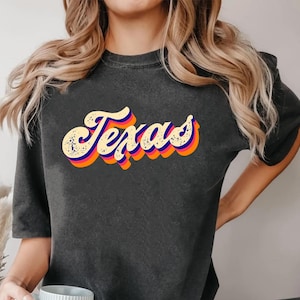 Vintage Texas Shirt, Texas Fan Shirt, Vintage T Shirt, Texas Pride, College Student Gifts, State Shirts, Texas T-Shirt, Texas Cities Shirt