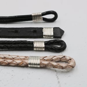 Silver Plated Metal Crimp End - Leather Cord Fastener (20 Pcs, 8x8 mm)