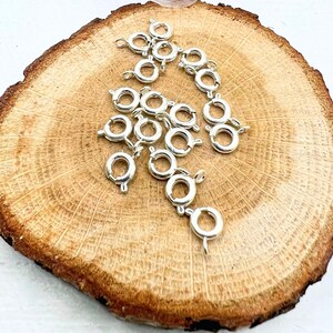 20 Pcs Antique Silver lobster, Lobster Clasps, Spring Ring Clasps for Chains, Ring Clasps, Spring Clasps,Zm366