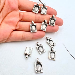 10 Pcs Jewelry Making Supplies, Bezel Tray Blanks, Resin Bezel, Pendant Blank Bezels, Bezel Cup Setting, Cabochon Setting Base, zm224 as