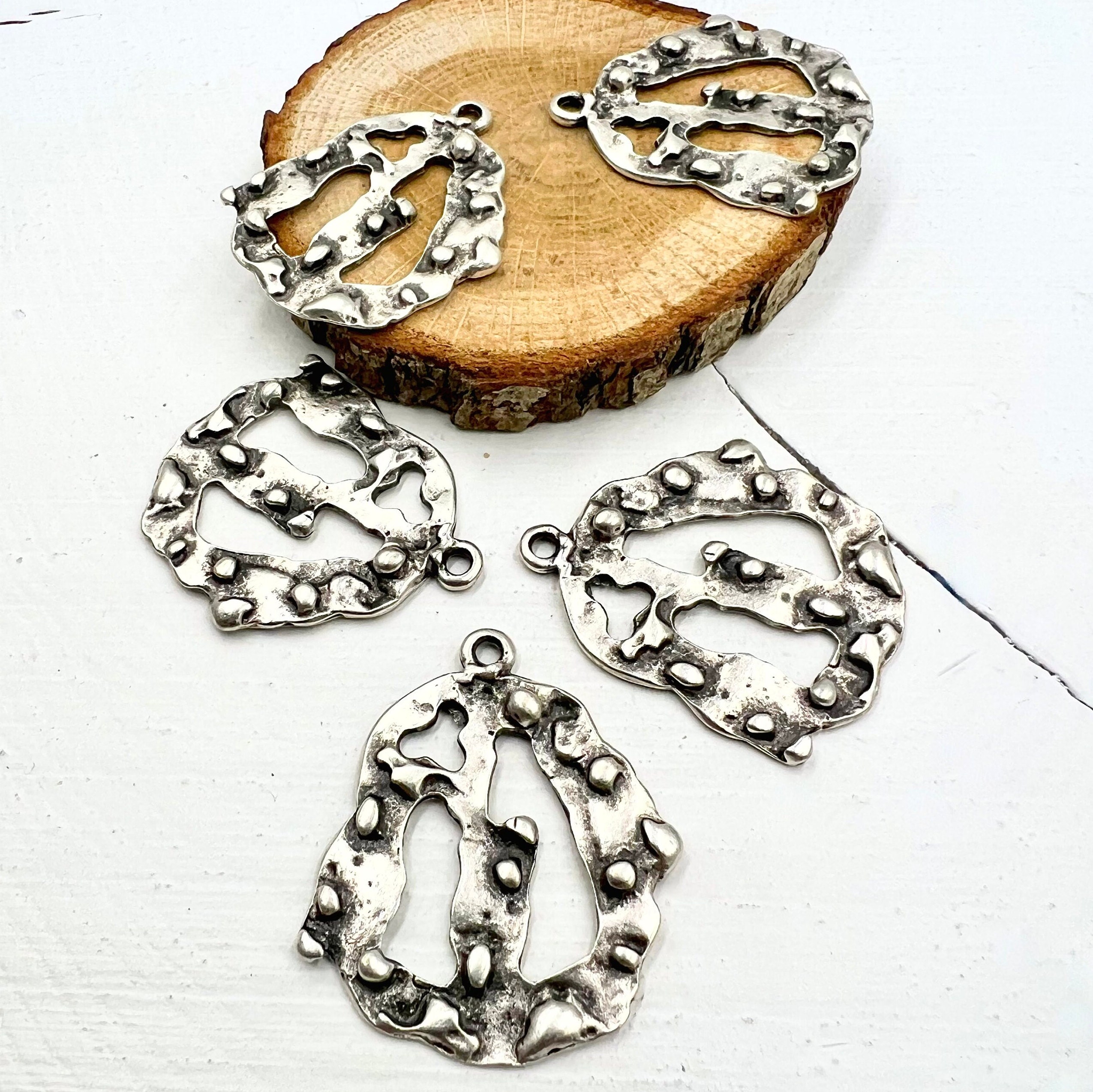 ケージ・アクセサリー y 4 Pcs Geometrical Finding, DIY Jewelry Supplies, Earring