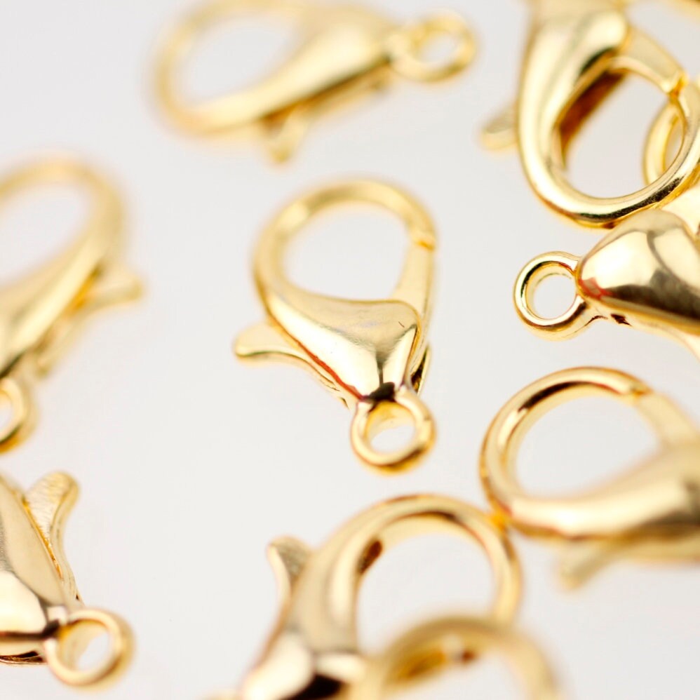 Fermoir De Collier En Forme De Griffe De Homard - Or Jaune 14 Carats - Occasion
