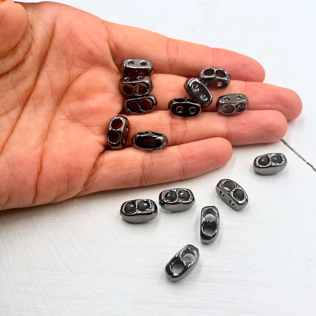 PH PandaHall 30 Pz Perline Con Tappo In Acciaio Inossidabile Slider Beads 4mm 6mm 8mm Rondelle