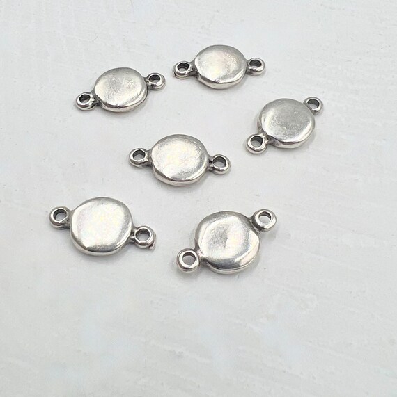 10 Pcs Double Sided Bracelet End, Make Rings and Rings