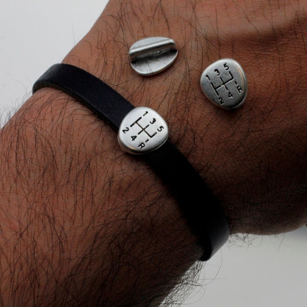 Leather Cord Slider Etsy