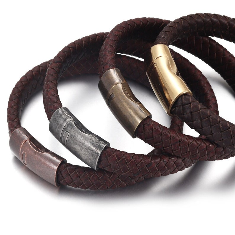 wholesale Jewelry making supplies zm1036 Magnetic Clasp Leather Bracelet Clasp Antique Silver Magnetic Bracelet Clasp unisex clasp