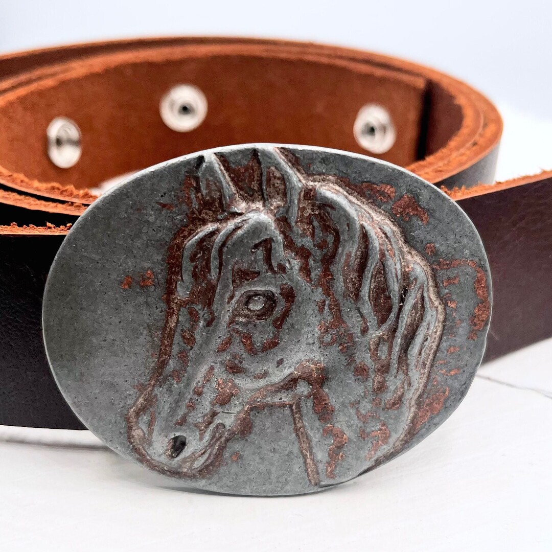 1 Pcs Cowboy Belt Buckle, Belt Buckle Supplies, Horse Belt Buckle, Animal Belt, Modern Belt