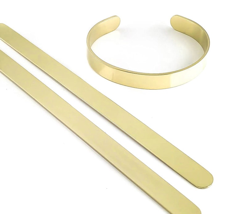 5mm Bracelet Blanks for stamping Raw Brass Bracelet Blank Etsy