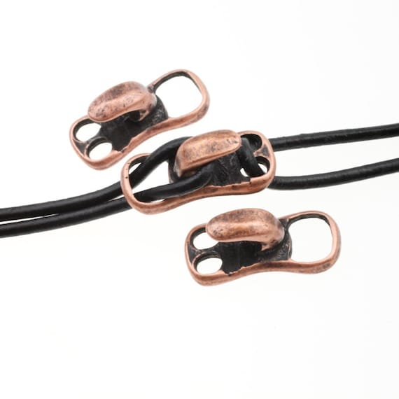 5 Antique Copper Hook Clasp, Bracelet Clasp, Leather Bracelet