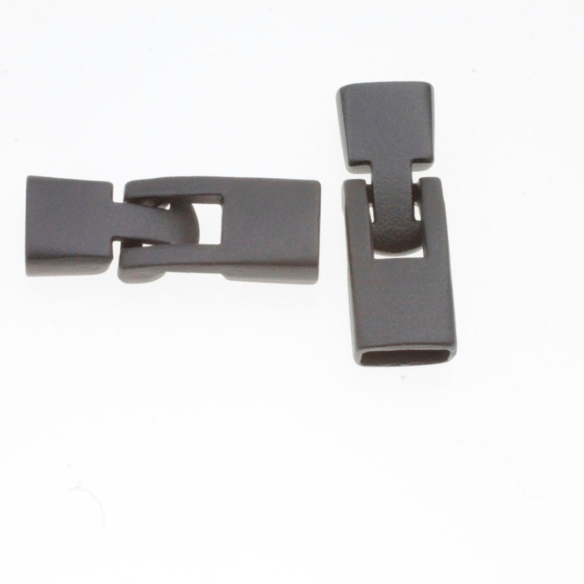 5 Bracelet Clasps Black Clasp Bracelet Clasps for Leather Etsy