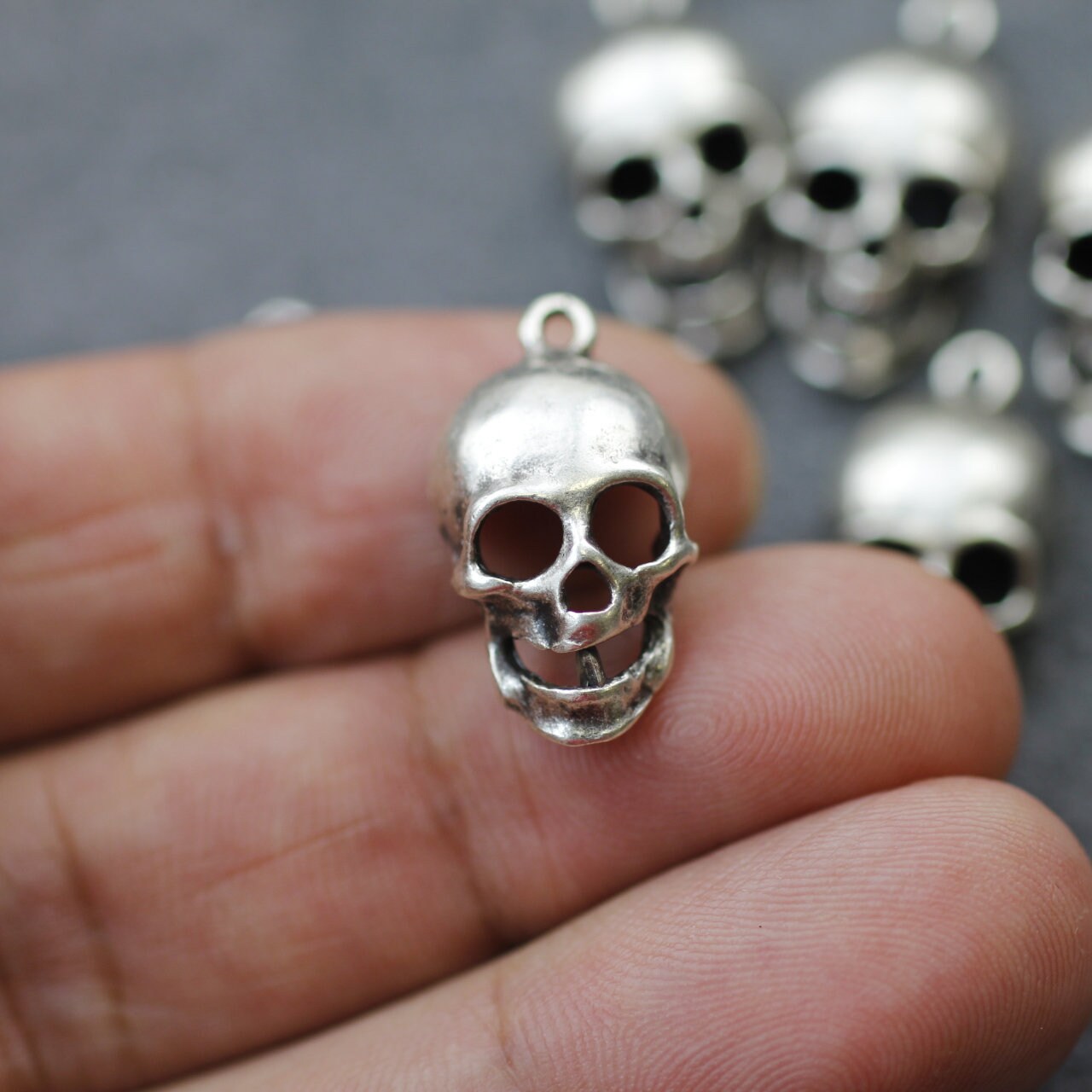 10pcs Skull Charms Skull Pendant Skull Charms Pendant Skull Etsy