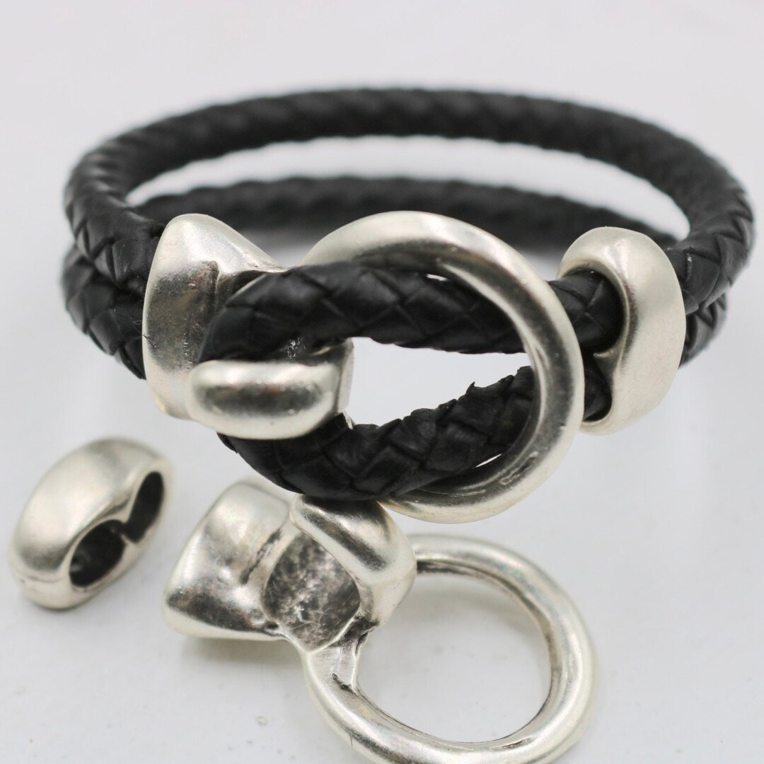 Antique Silver Ring Hook Clasps, Hook and Loop Clasps, Clasp for ...