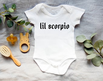 scorpio onesie