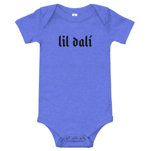 Lil Dalí Salvador Dali One Piece Bodysuit, baby, baby boy, baby gifts, baby girl, baby one piece, baby outfit image 3