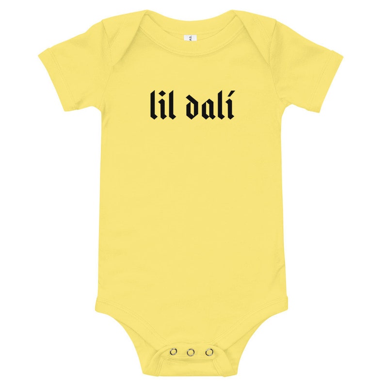 Lil Dalí Salvador Dali One Piece Bodysuit, baby, baby boy, baby gifts, baby girl, baby one piece, baby outfit image 6