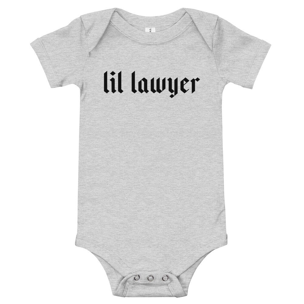 Lil Lawyer Onesie Baby Bodysuit Etsy