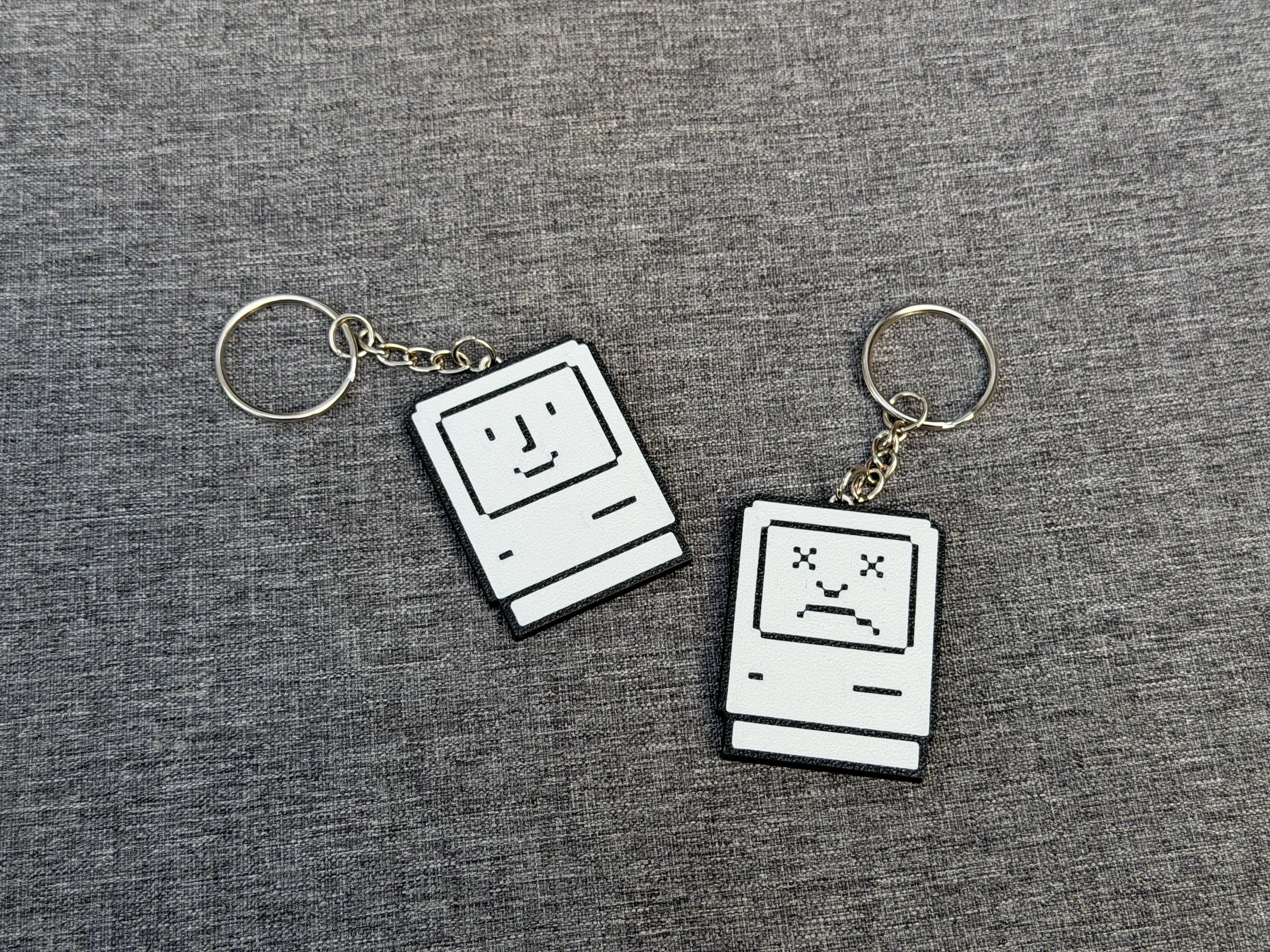 Vintage Apple Computer Keychain - Etsy