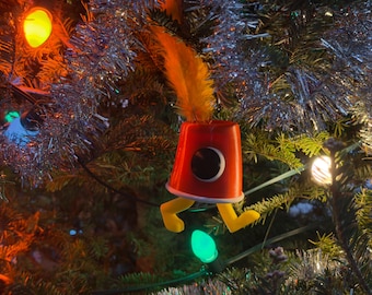 Deltarune Cuptain Christmas Ornament 3D Printed