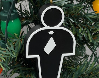 Jazzpunk Christmas Ornament 3D Printed
