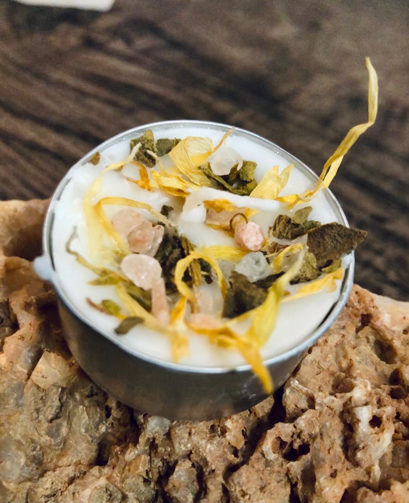 Patchouli Essential Oil Botanical Tea Light Candles Etsy