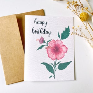 Handgemachte Grußkarte | Papeterie | Geburtstagsgeschenk | Unikat | A2 | Aquarell | Notizkarte