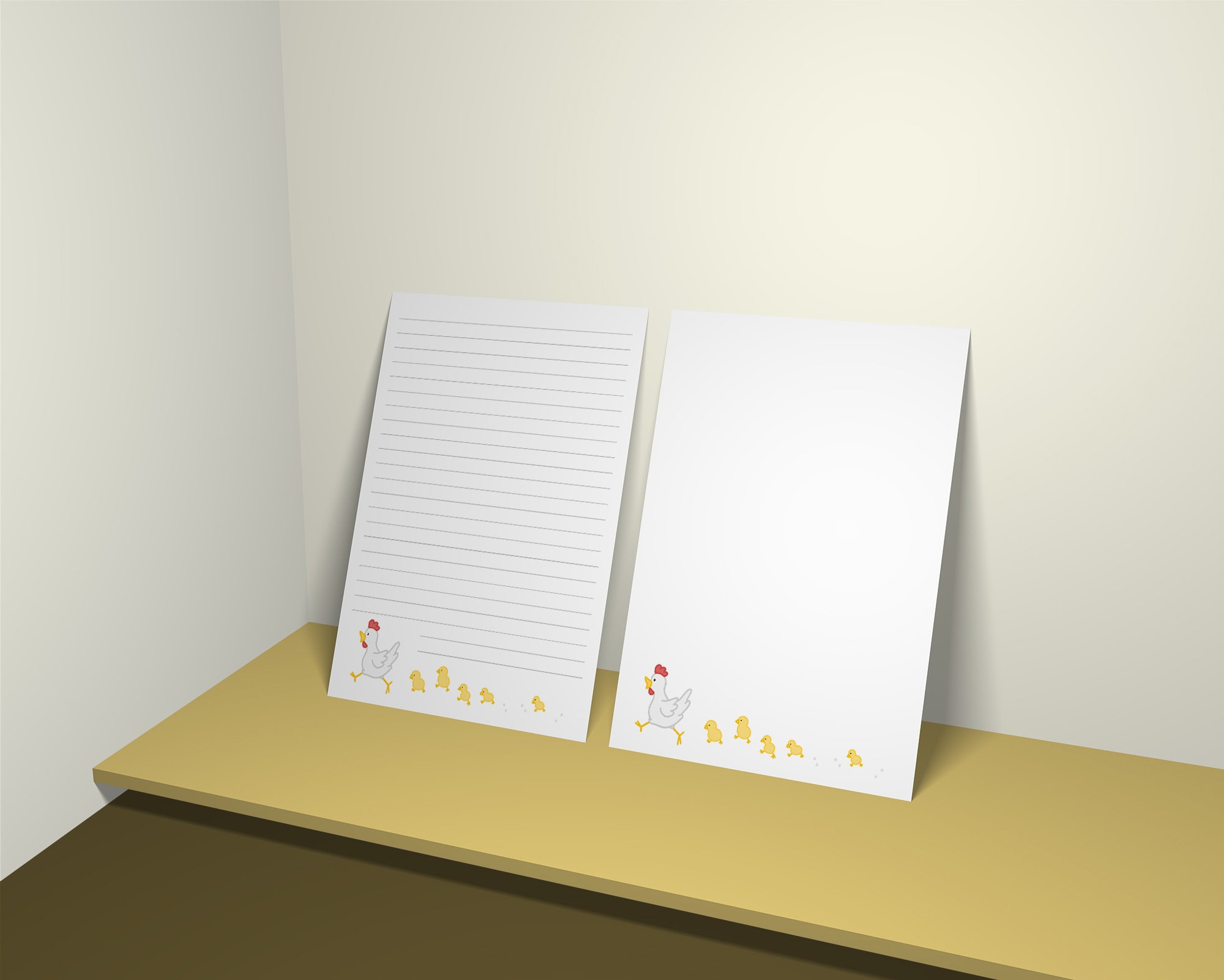 Farm Animals Printable Stationery 4 Styles Animal Writing - Etsy