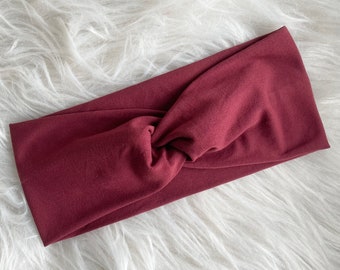 Burgundy Headband