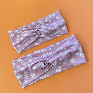 Mama Headband // Mini Toddler Headband // Mommy and Me Matching Headbands bild 1