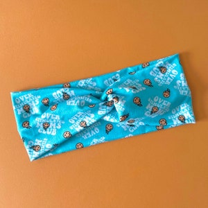 Overstimulated Moms Club Headband // Motherhood Headband // Mom Headband Blue