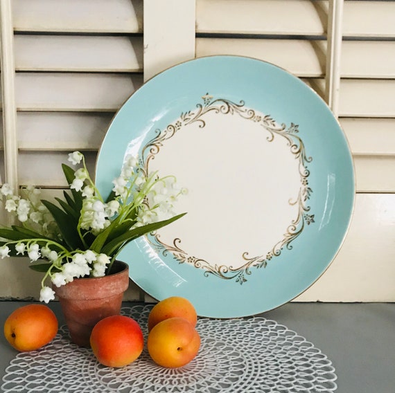 Vintage Lifetime China Co. Semi-vitreous Gold Crown China Plate - Etsy