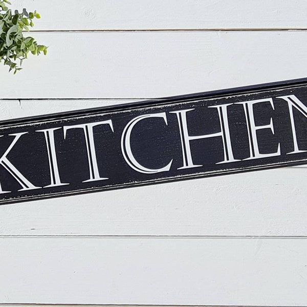 Kitchen, Holzschild, Küche, Landhaus, Shabby Chic, Farmhouse, Dekoration