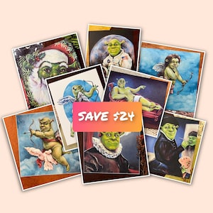 Complete Shrek Collection - All 9 prints for the price of 8