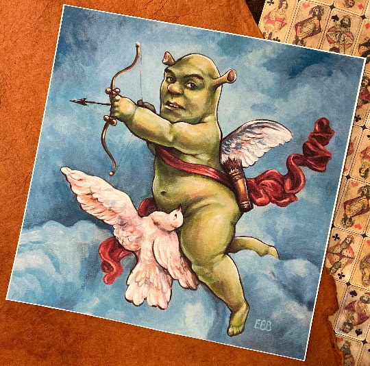 シュレックの完全コレクション - 8枚の価格で全9枚のプリント - Etsy 日本