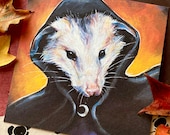 Spooky Possum Art Print – Abigail, Gothic Halloween Decor - Etsy
